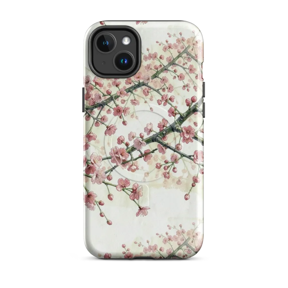 Cherry Blossom Canopy on MagSafe Tough Case for iPhone® — Front