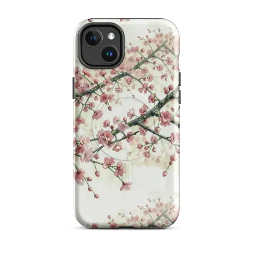 Cherry Blossom Canopy on a MagSafe Tough Case for iPhone®