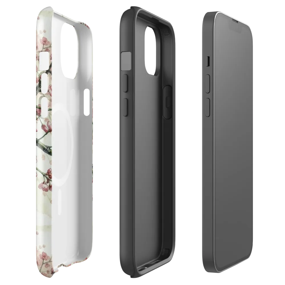 Cherry Blossom Canopy on MagSafe Tough Case for iPhone® — Front