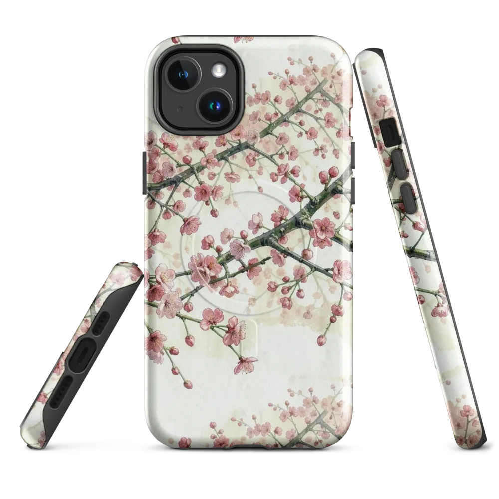 Cherry Blossom Canopy on MagSafe Tough Case for iPhone® — Front