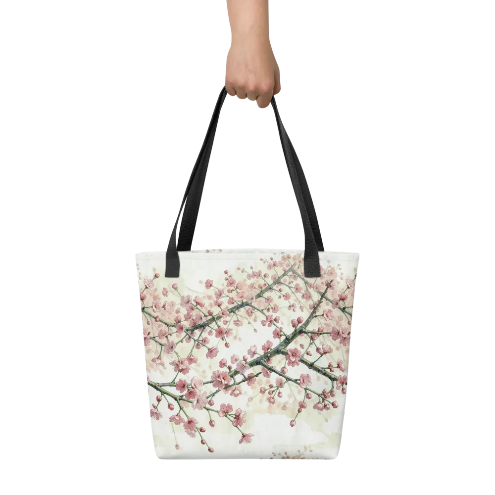 Cherry Blossom Canopy on Tote Bag — Front