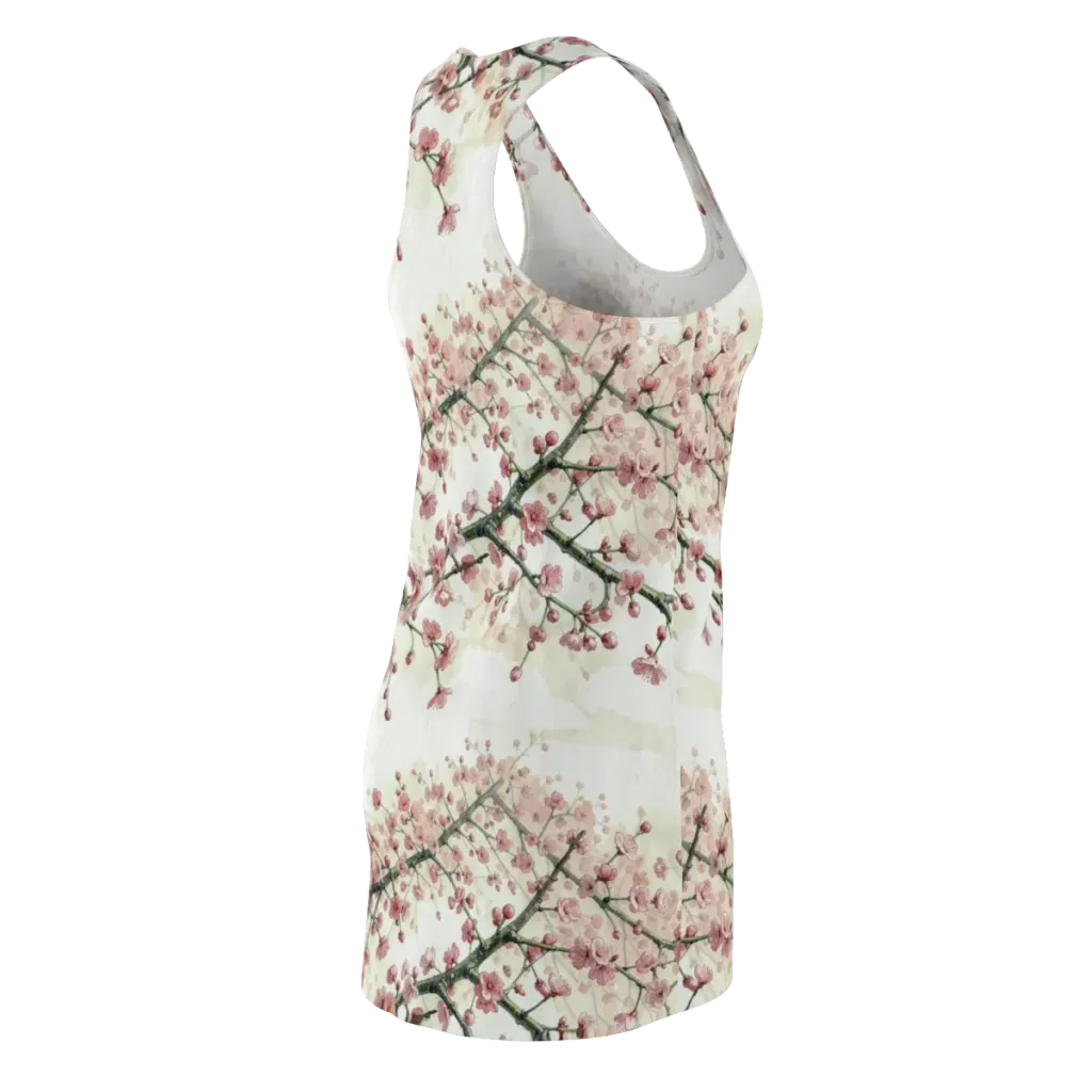 Cherry Blossom Canopy on Racerback Dress — Back Side