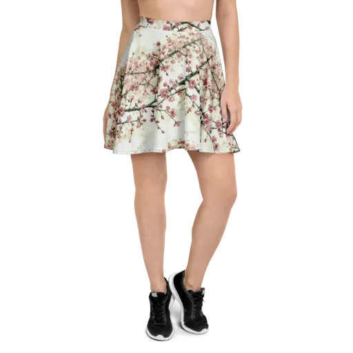 Cherry Blossom Canopy on a Skater Skirt