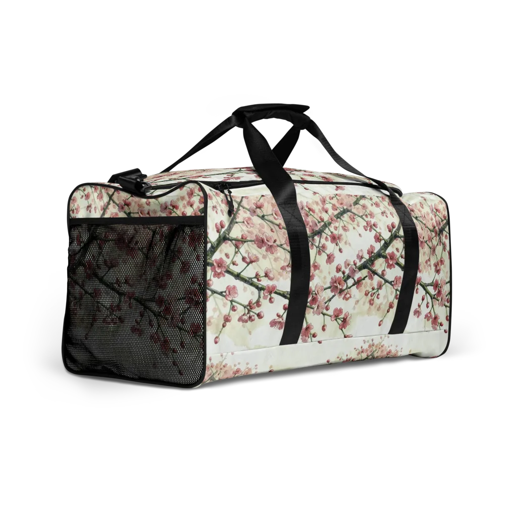 Cherry Blossom Canopy on Duffle Bag — Right Front