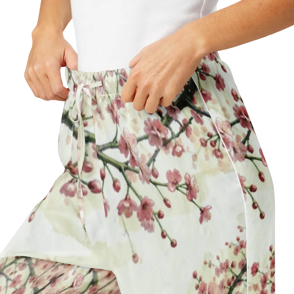 Cherry Blossom Canopy on Women's Pajama Pants — Product details