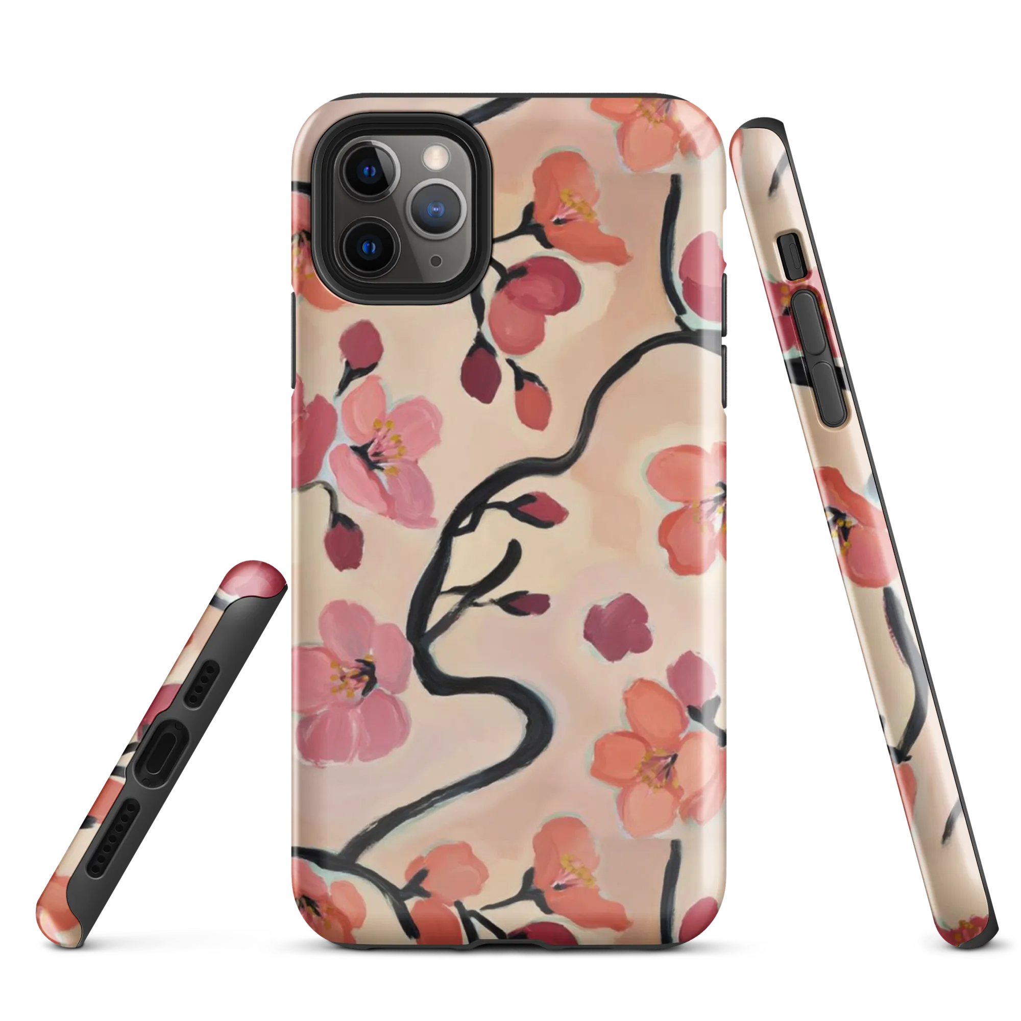 Coral Branchwork on Tough Case for iPhone® — Front