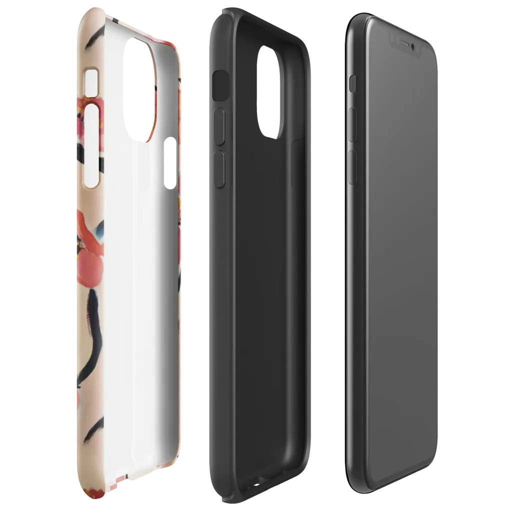 Coral Branchwork on Tough Case for iPhone® — Right