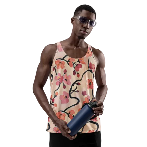 Coral Branchwork on a Men's Tank Top