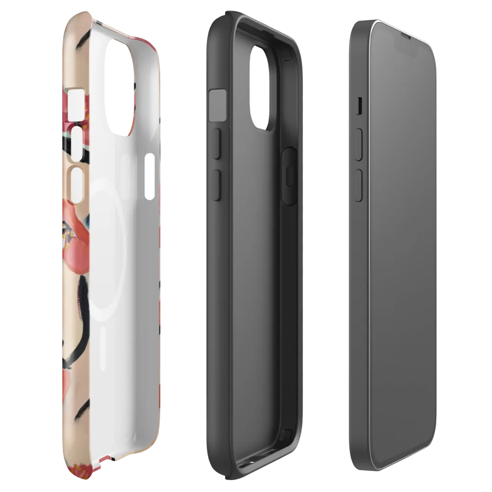 Coral Branchwork on MagSafe Tough Case for iPhone® — Front