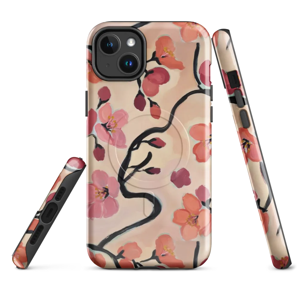 Coral Branchwork on MagSafe Tough Case for iPhone® — Front