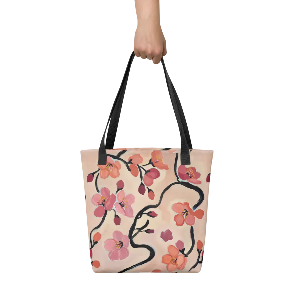 Coral Branchwork on Tote Bag — Front