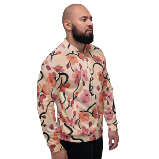 Coral Branchwork on a Bomber Jacket