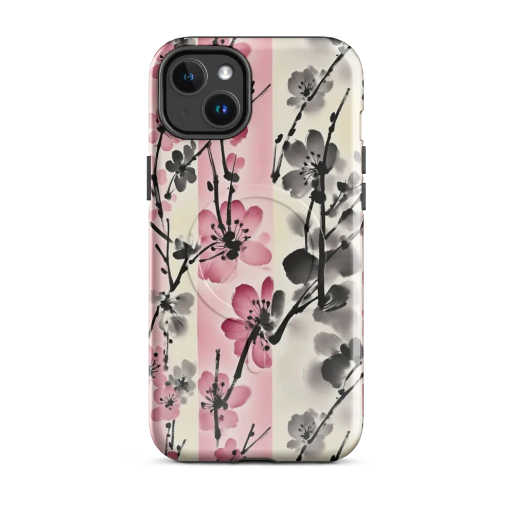 Blossom Ink on MagSafe Tough Case for iPhone® — Front