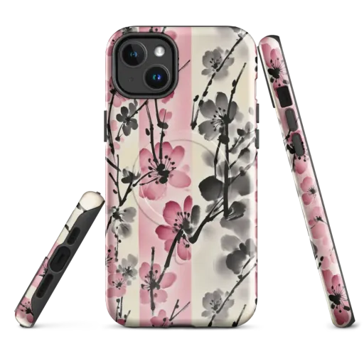 Blossom Ink on a MagSafe Tough Case for iPhone®