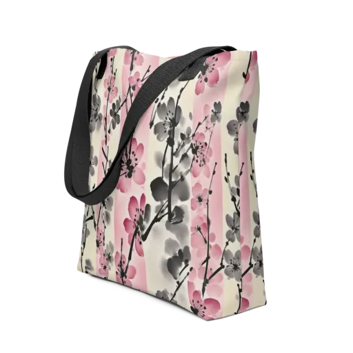 Blossom Ink on a Tote Bag
