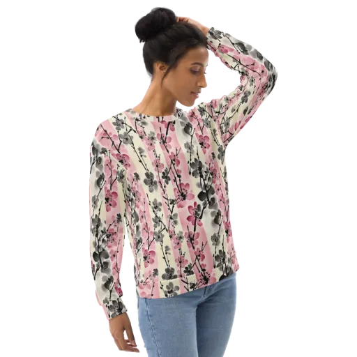 Blossom Ink on a Sweatshirt