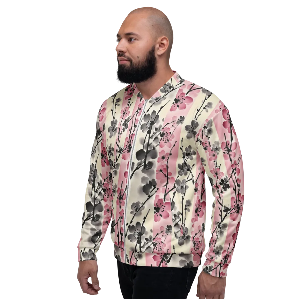 Blossom Ink on Bomber Jacket — Left