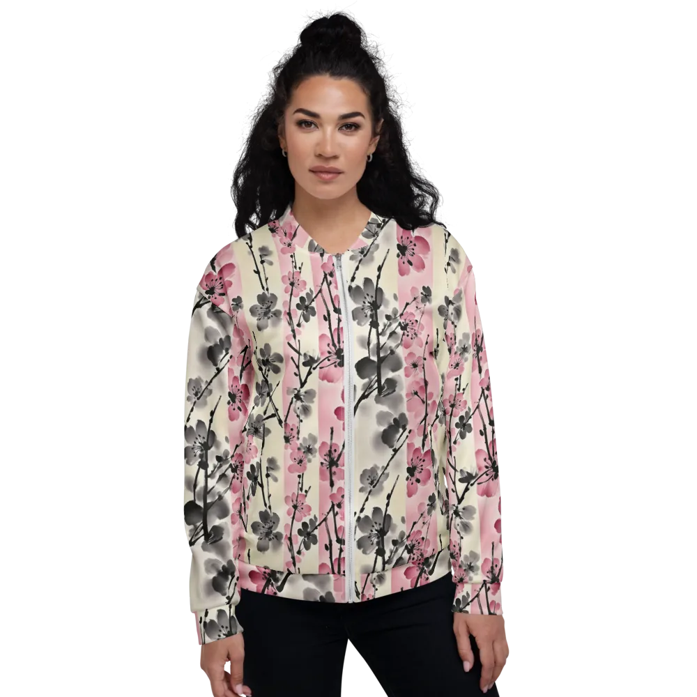 Blossom Ink on Bomber Jacket — Front