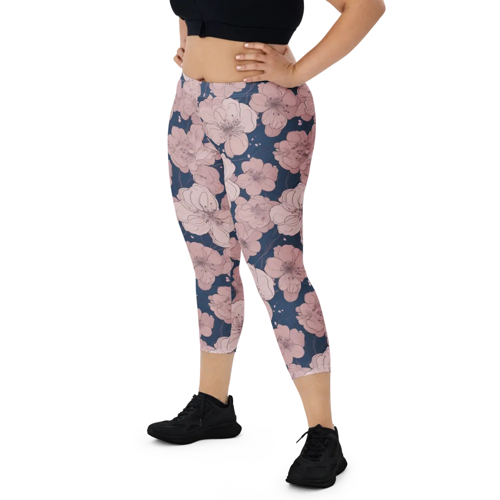 Moonlit Orchard on Capri Leggings — Front
