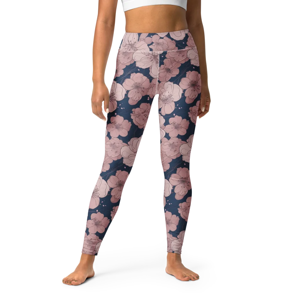 Moonlit Orchard on Yoga Leggings — Front