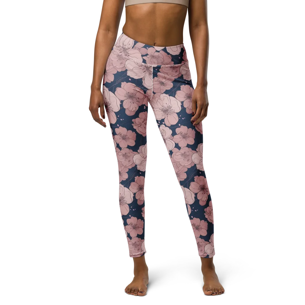 Moonlit Orchard on Yoga Leggings — Front