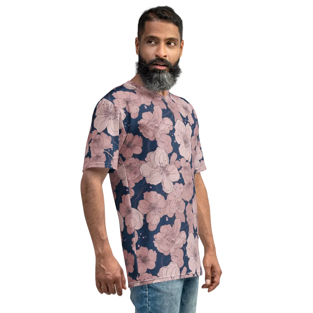 Moonlit Orchard on Men's Crew Neck T-Shirt — Right
