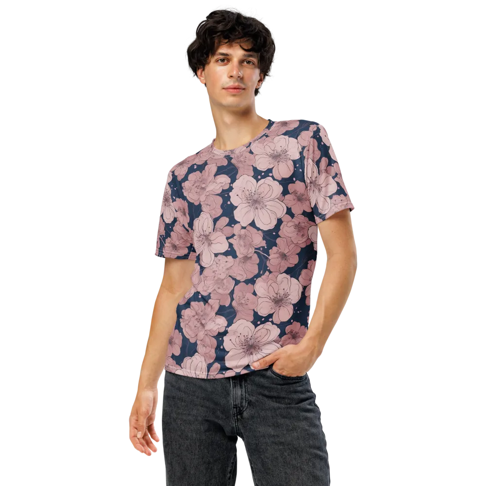 Moonlit Orchard on Men's Crew Neck T-Shirt — Front