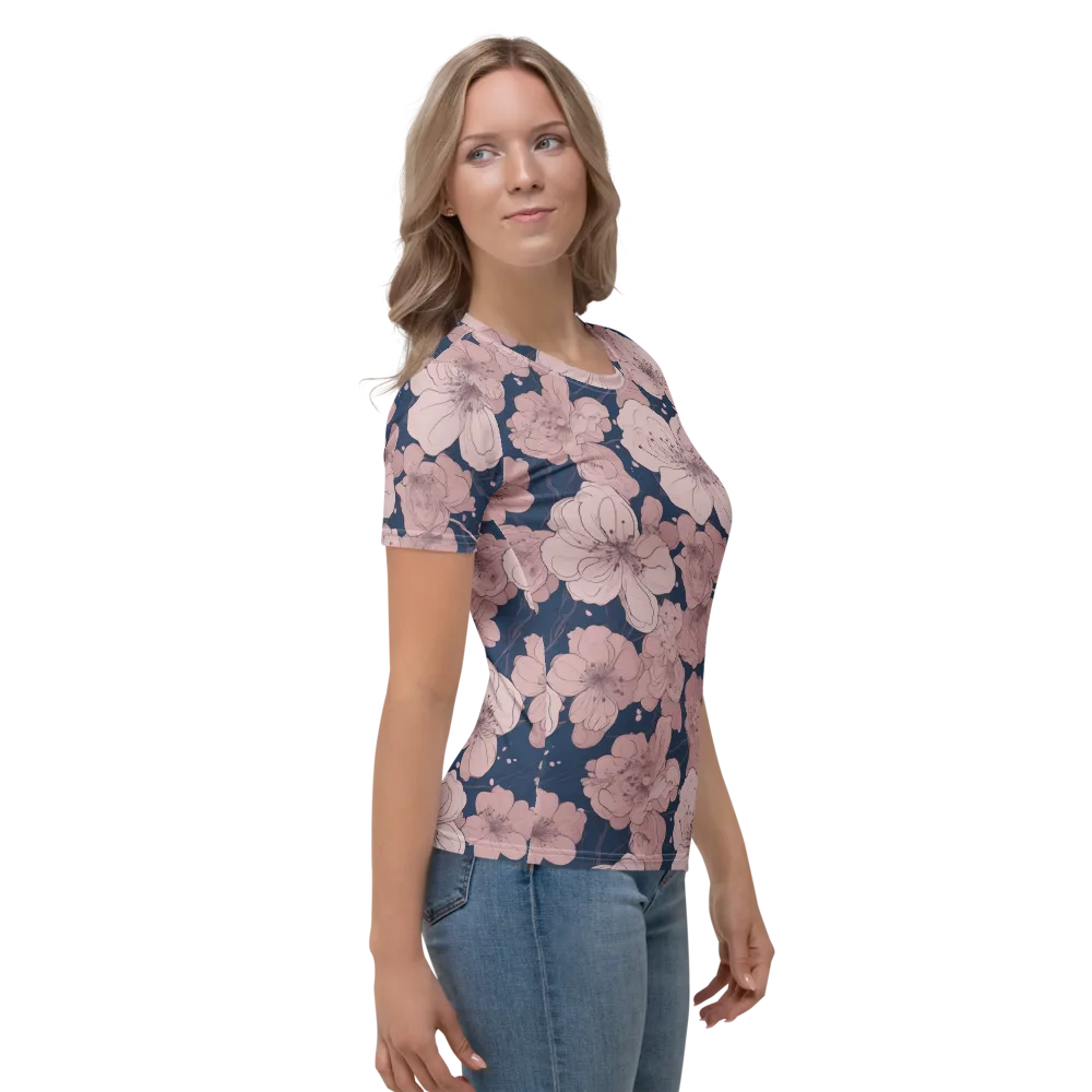 Moonlit Orchard on Women's Crew Neck T-Shirt — Right