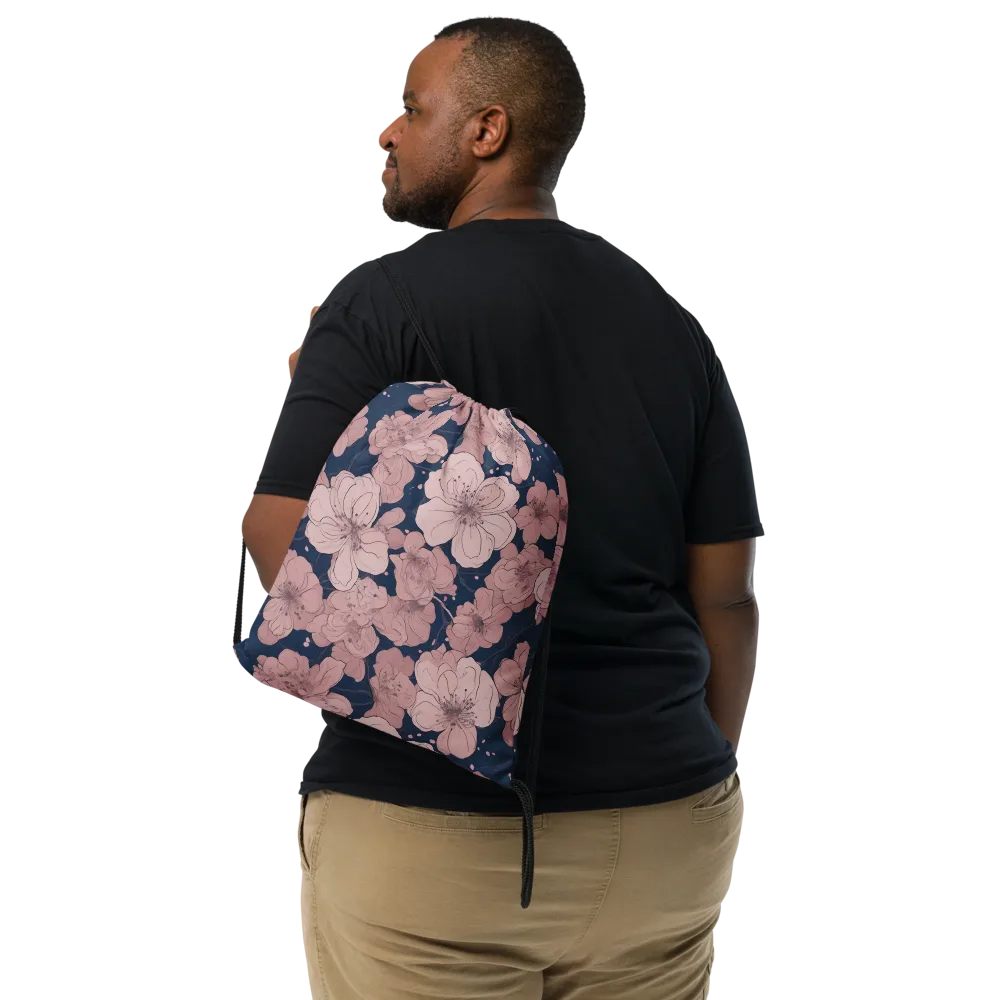 Moonlit Orchard on Drawstring Bag — Front