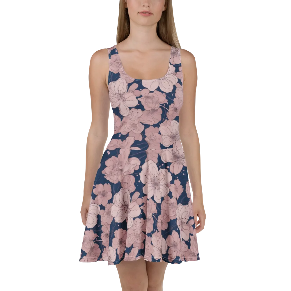 Moonlit Orchard on Skater Dress — Front