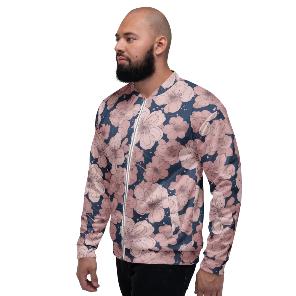 Moonlit Orchard on Bomber Jacket — Left