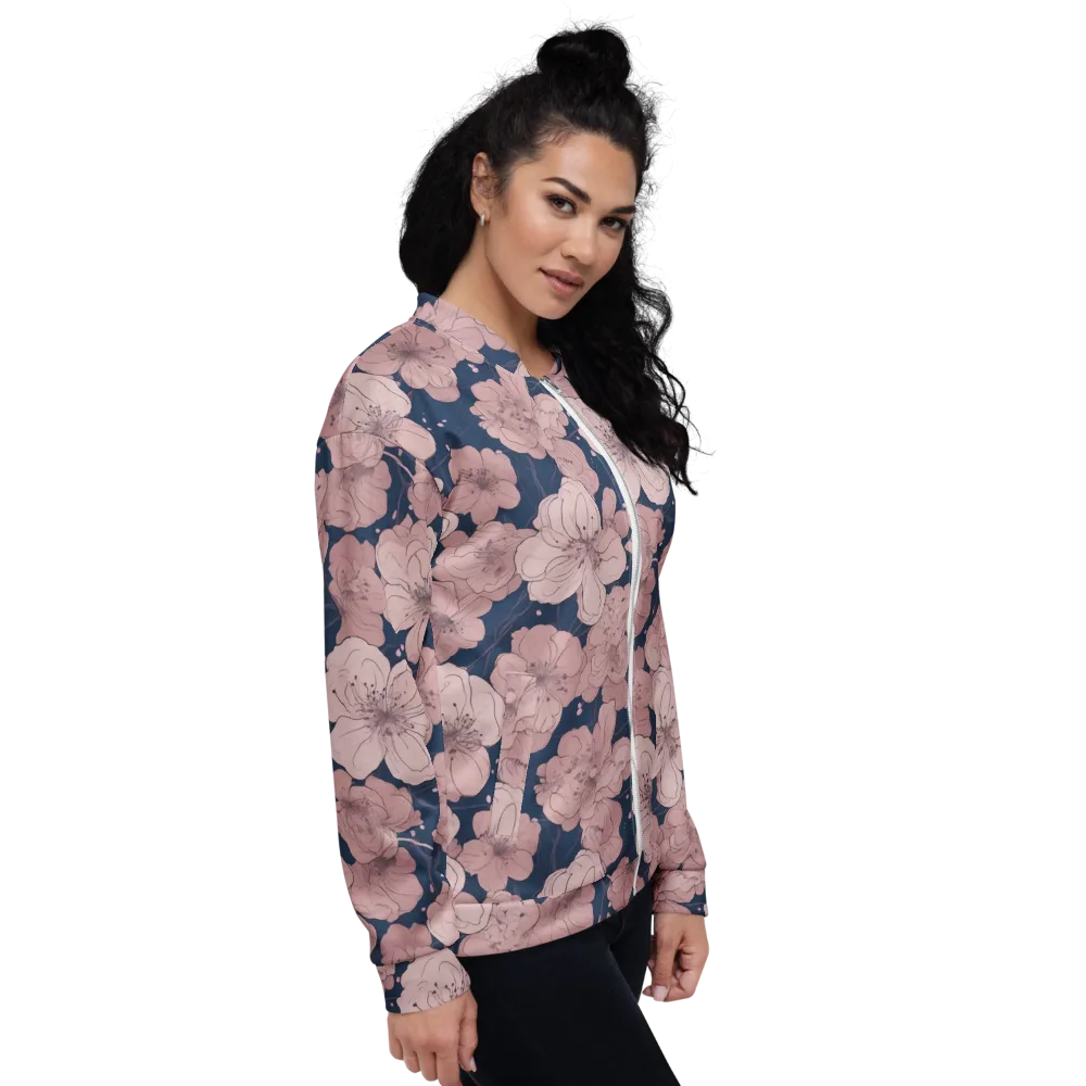 Moonlit Orchard on Bomber Jacket — Right