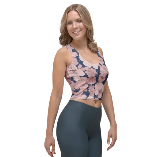 Moonlit Orchard on a Crop Top