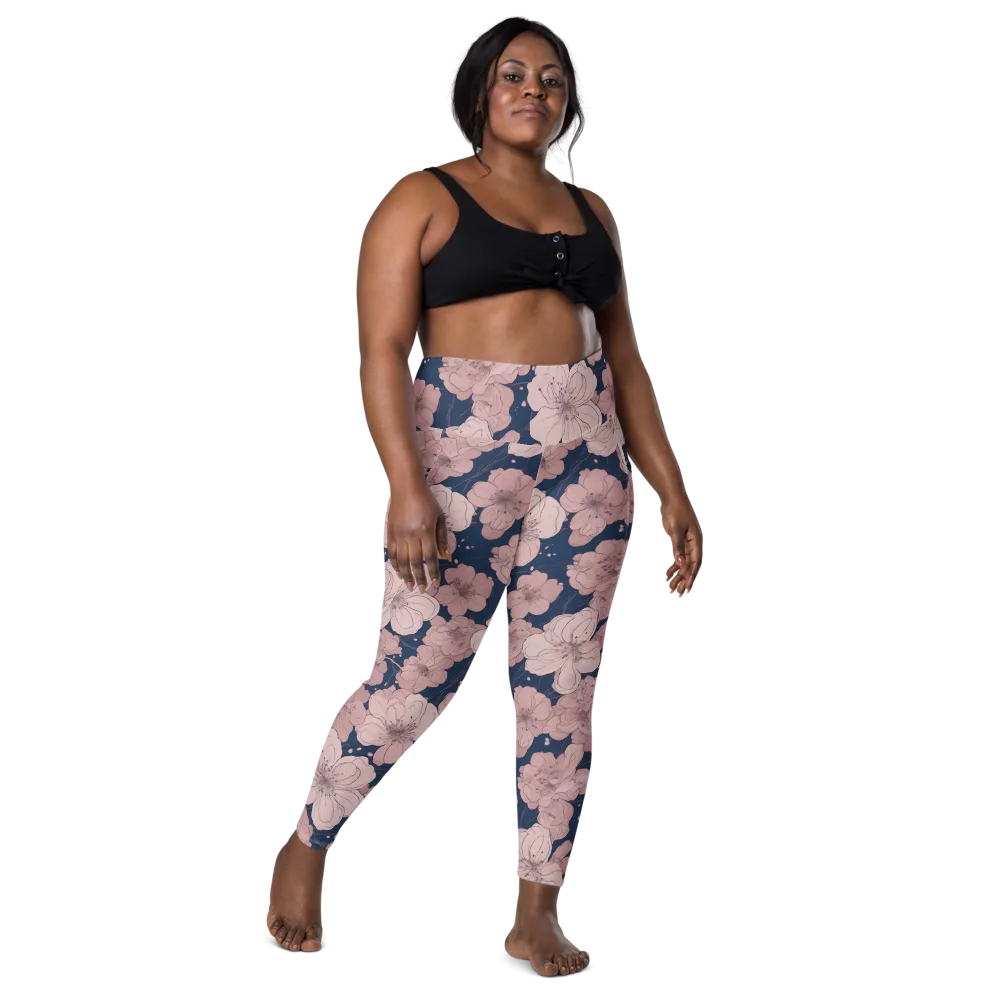 Moonlit Orchard on Leggings with Pockets — Front