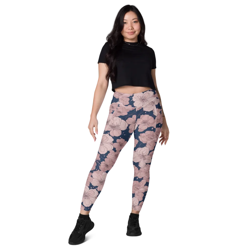 Moonlit Orchard on Leggings with Pockets — Front