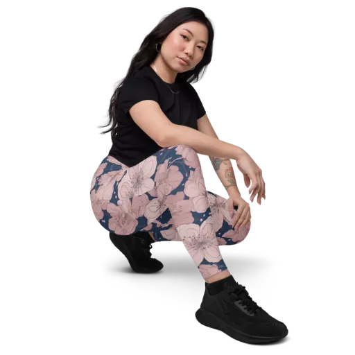 Moonlit Orchard on Leggings with Pockets