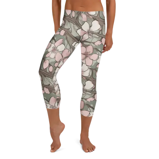 Petal Canopy on a Capri Leggings