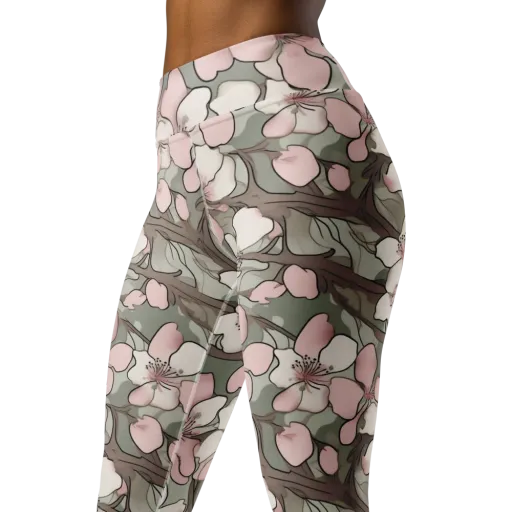 Petal Canopy on a Yoga Leggings