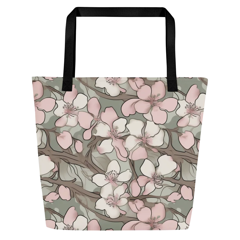 Petal Canopy on Large Tote Bag W/ Pocket — Front