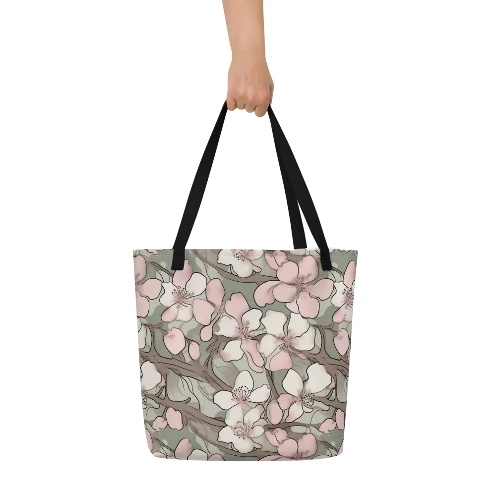 Petal Canopy on Large Tote Bag W/ Pocket — Front