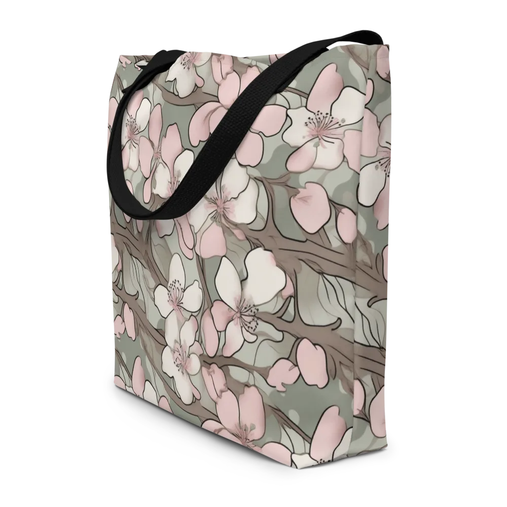 Petal Canopy on Large Tote Bag W/ Pocket — Front