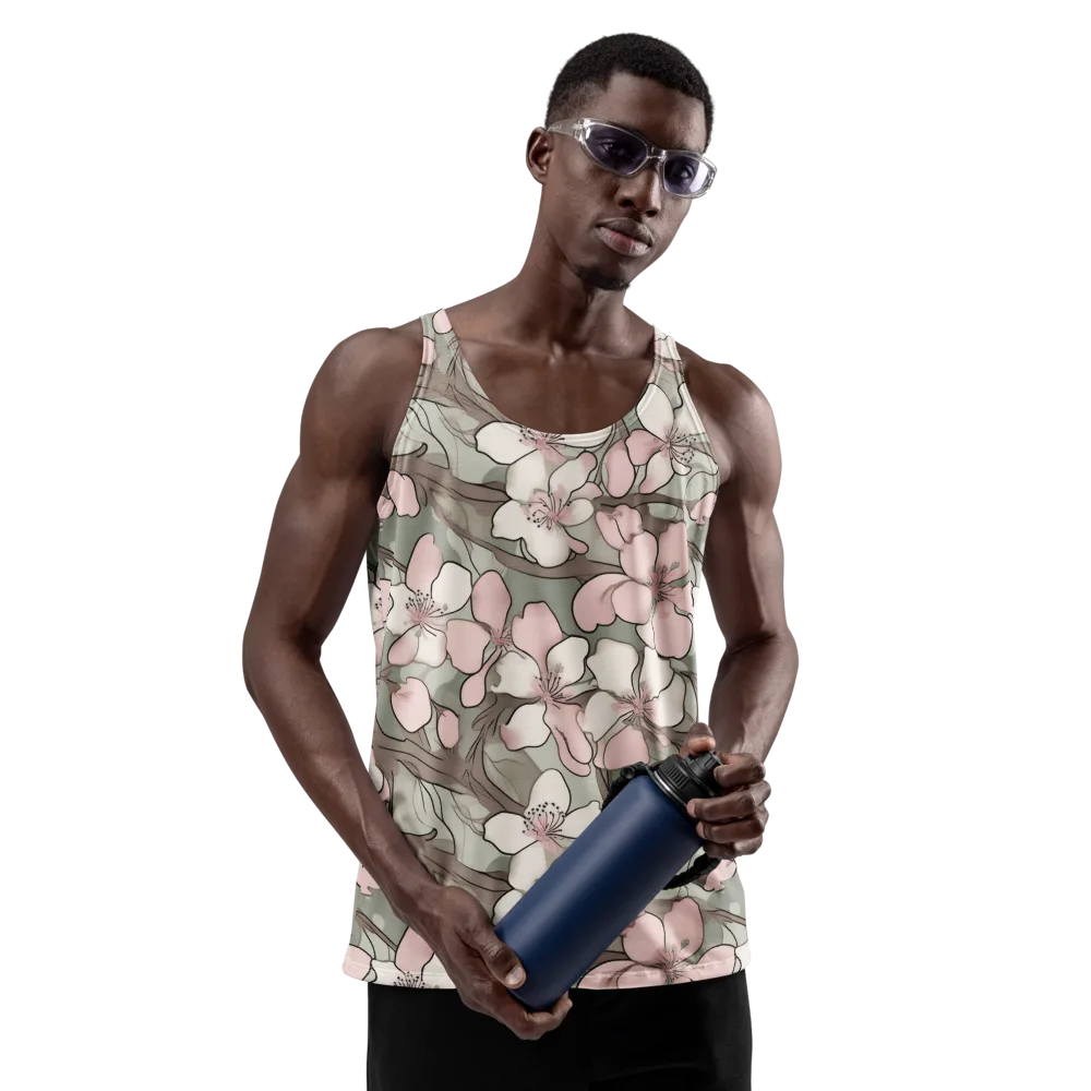 Petal Canopy on Men's Tank Top — Front