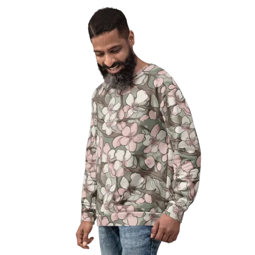 Petal Canopy on a Sweatshirt