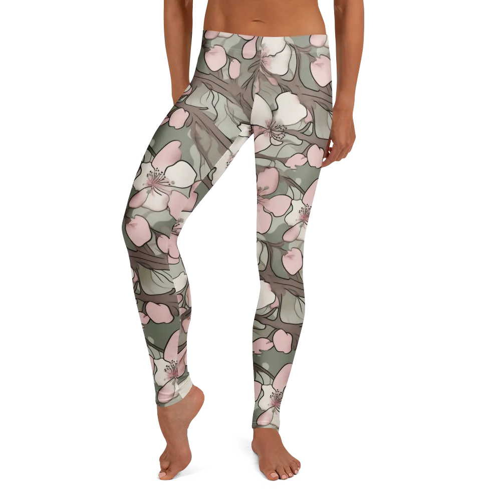 Petal Canopy on Leggings — Front