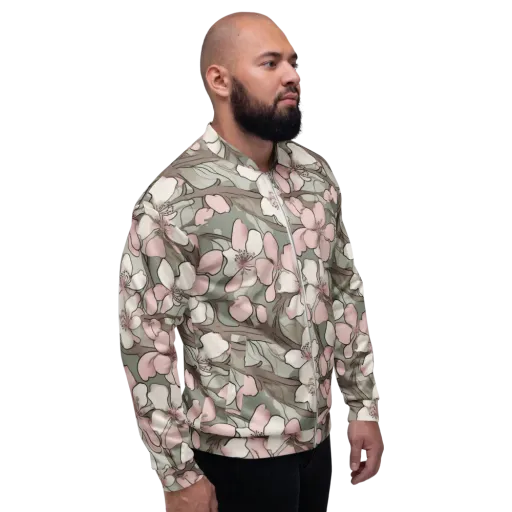 Petal Canopy on a Bomber Jacket