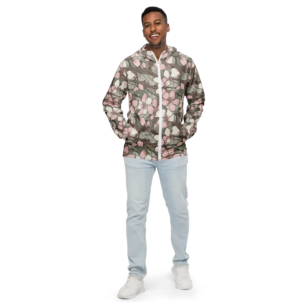 Petal Canopy on Men's Windbreaker — Front