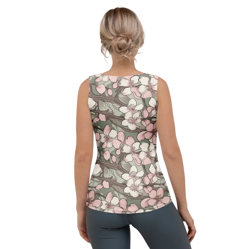 Petal Canopy on Women's Tank Top — Back
