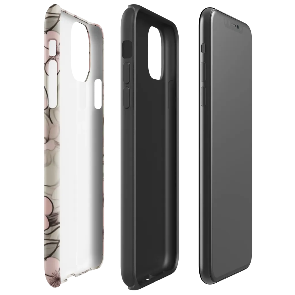 Cherry Drift on Tough Case for iPhone® — Right
