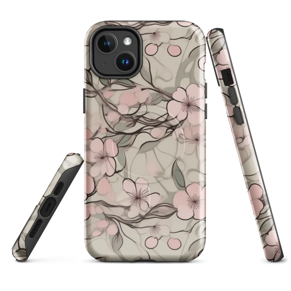 Cherry Drift on MagSafe Tough Case for iPhone® — Front