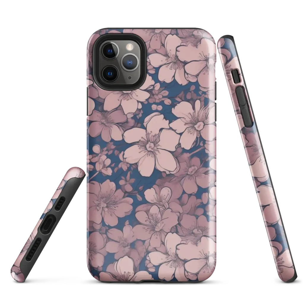 Blush Botanica on Tough Case for iPhone® — Front